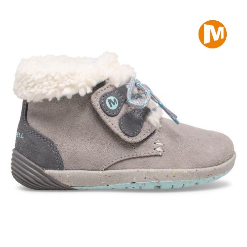 Merrell Bare Steps Cocoa Jr. Winterstiefel Kinder Grau [DE-PVZCM]